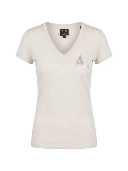 Tricou Eax bej