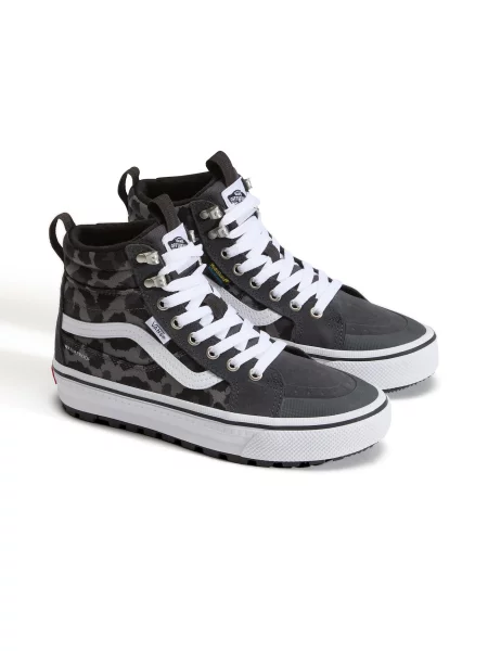 VANS Členkové tenisky sivá / tmavosivá / čierna biela