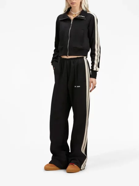 Pruhovaná bunda Palm Angels černá
