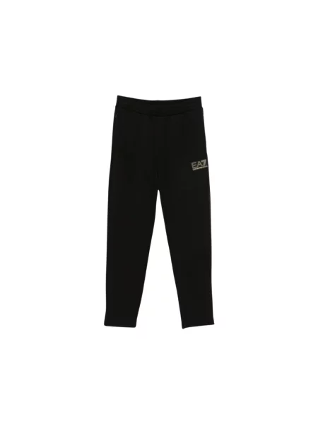 Spodnie dresowe Emporio Armani Ea7 z logo czarne