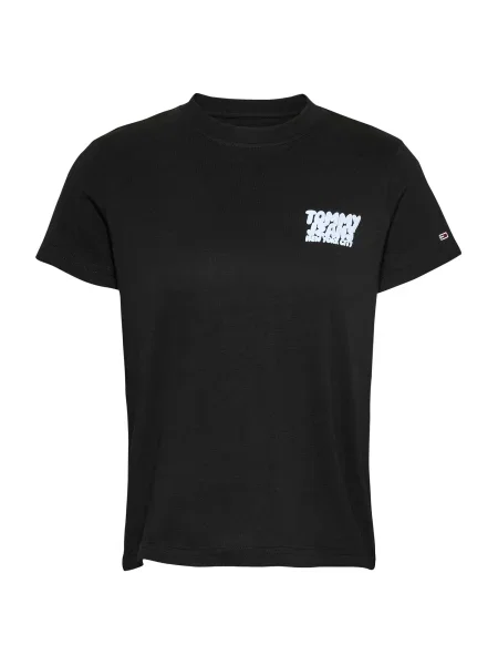 Tommy Jeans Tricou Bubble negru