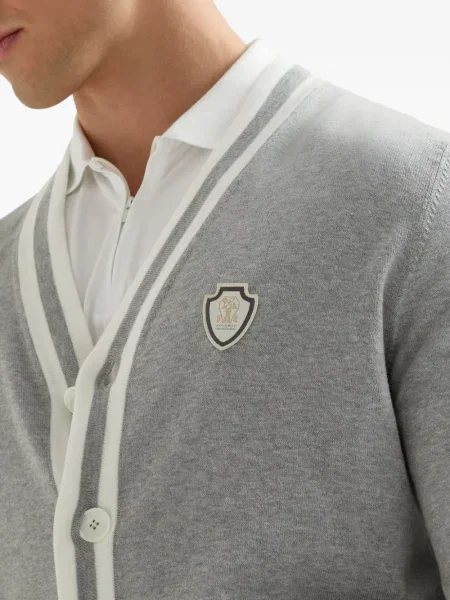 Cardigan Brunello Cucinelli gri