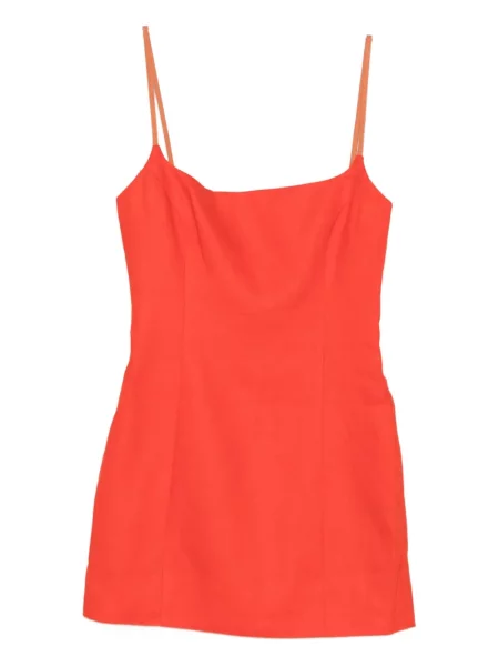 Mała mały sukienka mini Sir. garniturowa pomarańczowa