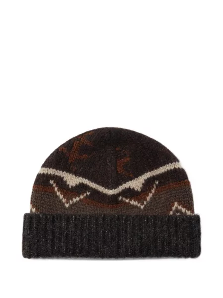 Čiapka Zegna hnedá