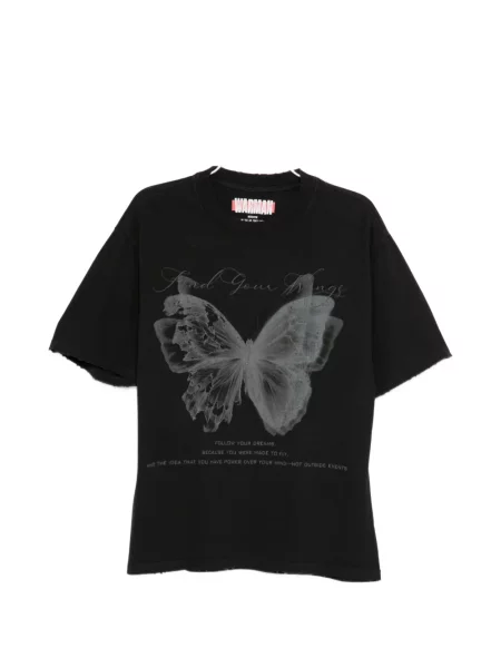 Tricou Warman cu decolteu în U negru