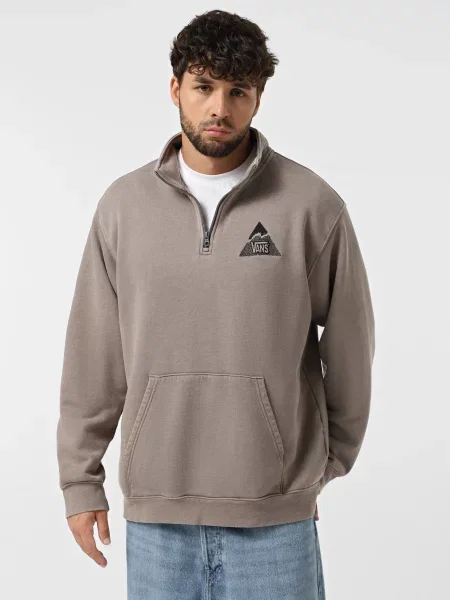 Кофта Vans MTE Peak Quarter Zip бавовна/поліестер сірий