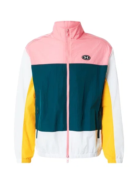 UNDER ARMOUR Športna jakna rumena / smaragd / pitaja bela