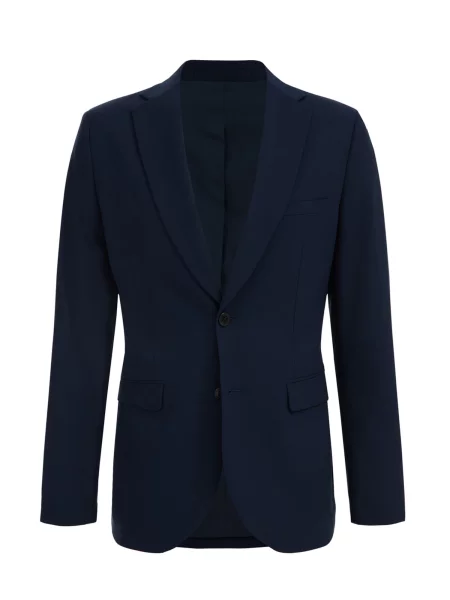 WE Fashion Společenské sako marine modrá