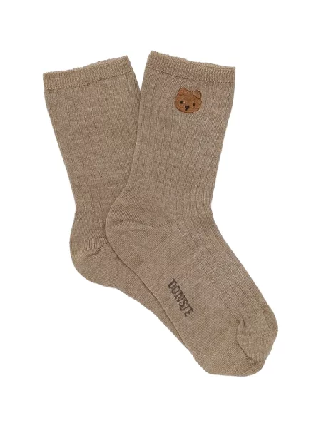 Donsje ponožky Bell Socks Bear hnědé