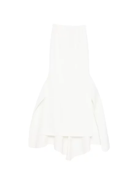 Maxi fusta maxi Maticevski alb