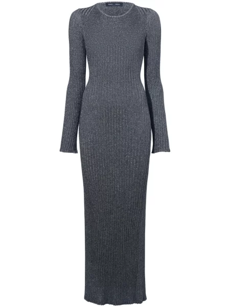 Rochie maxi Proenza Schouler de costum gri