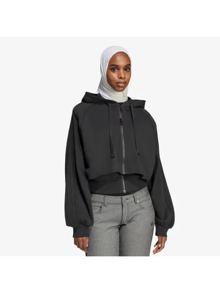 Bunda adidas SST Double Front Hoody Black XS černá