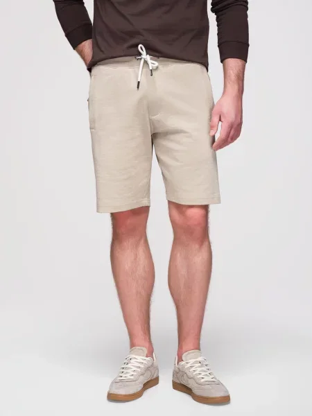 Pantaloni scurți Ombre bej