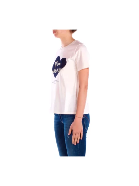 T-shirt z nadrukowanym motywem i logo model ‘TEIERA’ Max Mara Weekend biała