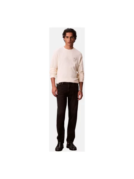 Calvin Klein Jeans Jeansy Tapered Fit czarny