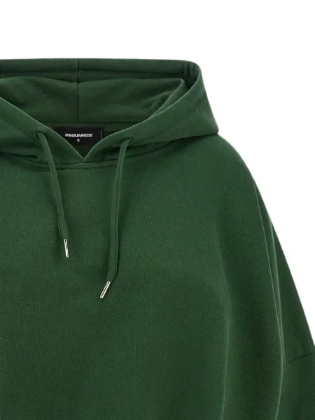 Hanorac cu glugă Dsquared2 cu autograf verde