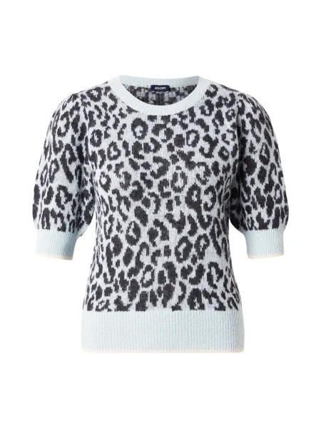 JOOP! Pulover Kaston ecru / pastelno modra črna