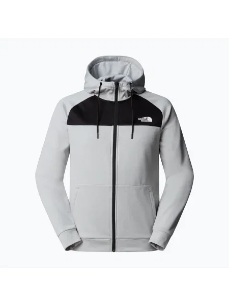 Флийс меланжов полар The North Face сиво