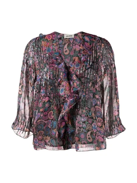 Bluzka Zadig & Voltaire z wzorem paisley