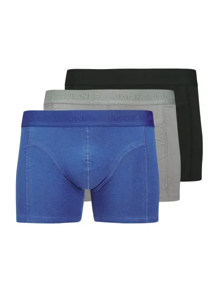 JACK & JONES Boksarice JACOrdinary modra / siva črna