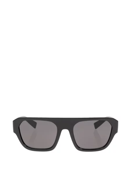 Ochelari de soare Dolce & Gabbana Eyewear cu imprimeu geometric negru