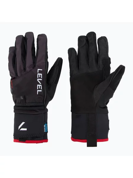 Скиорски ръкавици Level Alper Light black черно