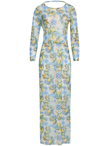 Sukienka Brigitte garniturowa niebieska