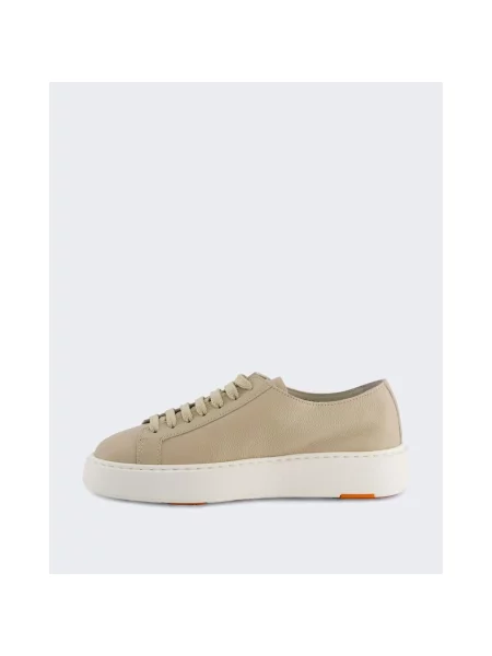 Sneakersy Santoni skórzane różowe