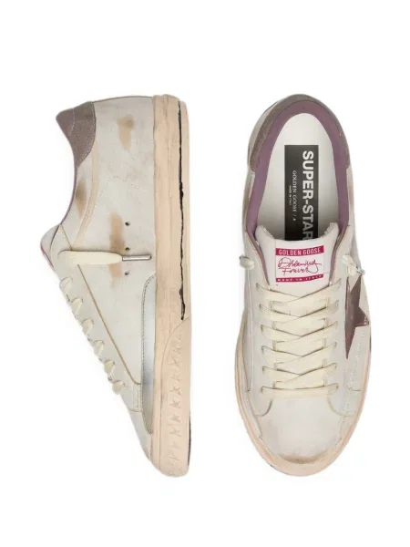 Sneakerși Golden Goose din piele alb