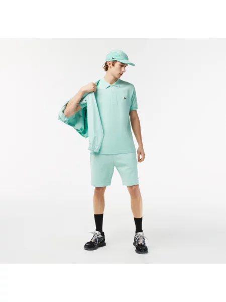 Lacoste Koszulka Polo Oryginał Petit Piqué zielona