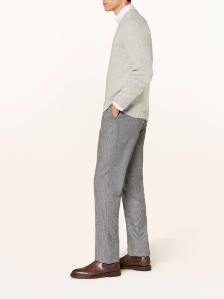 Lardini Spodnie Slim Fit grau szare
