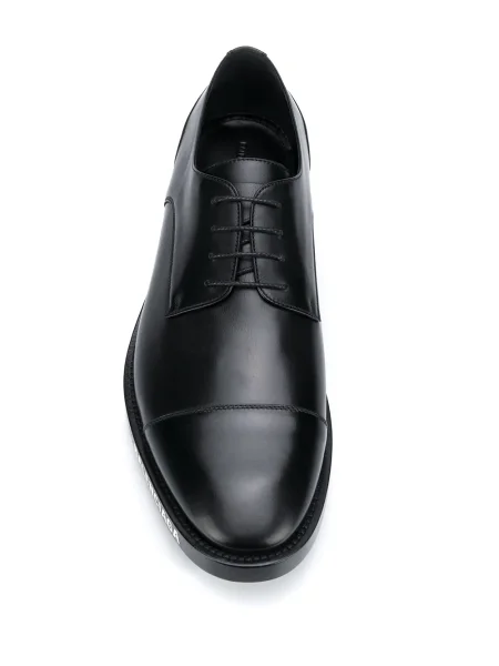 Pantofi derby Balenciaga cu imagine negru