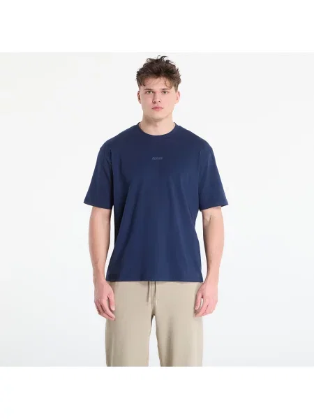 Tričko GUESS Giano Cn Ss T-Shirt Silk Blue L modré