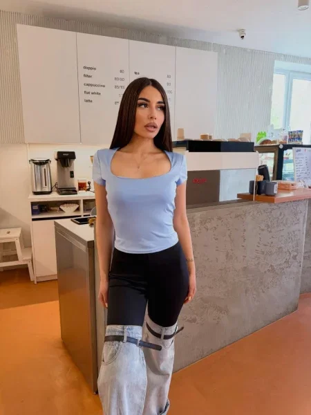 Топ Uaclothes голубой