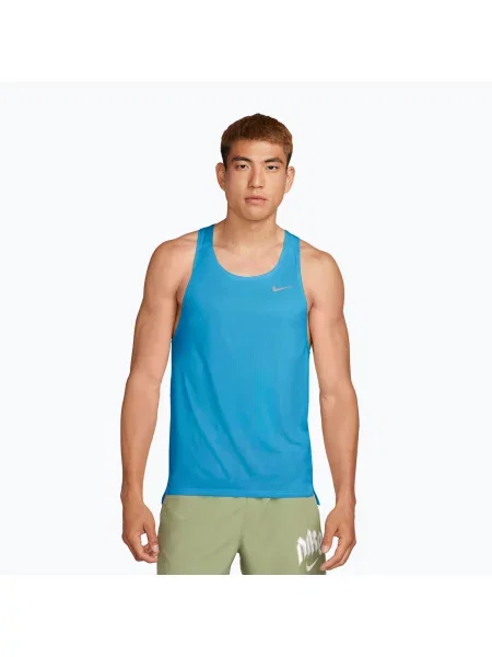 Tricou de alergare pentru bărbați Nike Fast Dri-Fit light current blue albastru