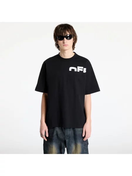 Tricou Off-white cu autograf alb