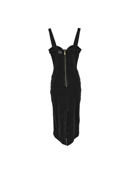 Sukienka jeansowa Versace Jeans Couture czarna