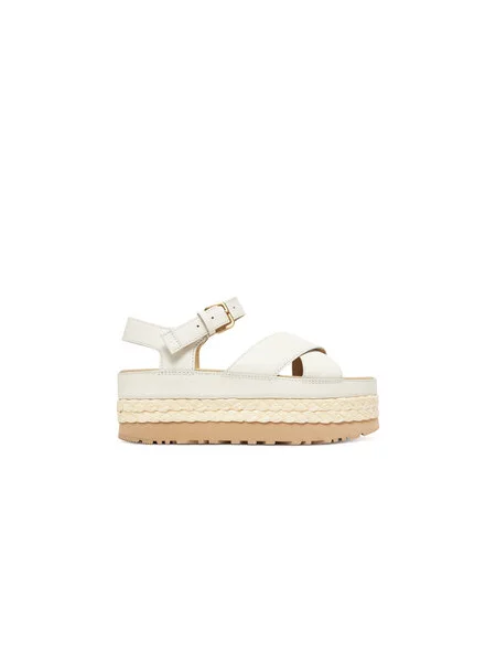 Ugg Sandály W Aubrey Ankle Strap Écru