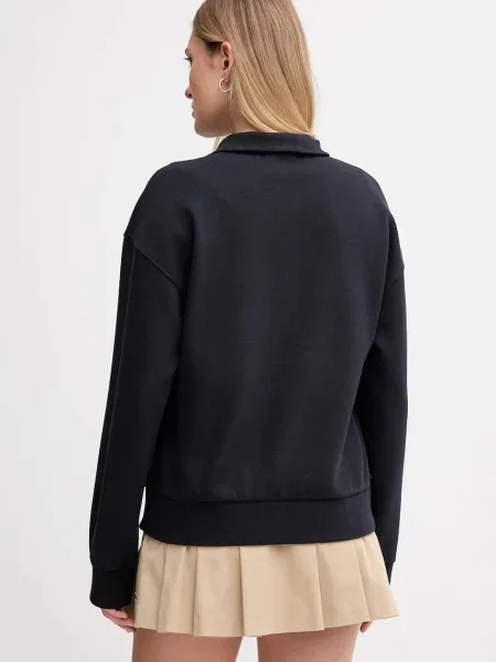 Lacoste bluză uni negru