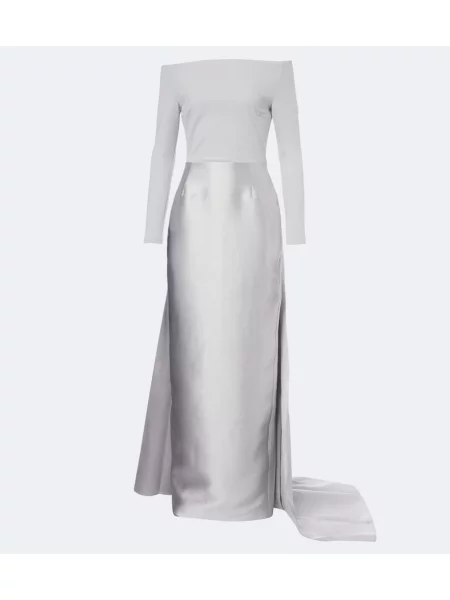 Rochie Solace London din satin gri