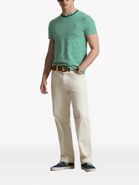 Кожени чорапи Polo Ralph Lauren с отворена пета с пейсли десен бяло
