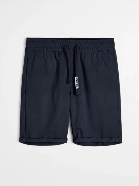 Sinsay Šortky slim námořnická modrá