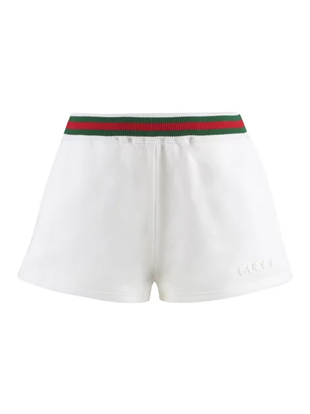Szorty Gucci z elastyczną talią białe