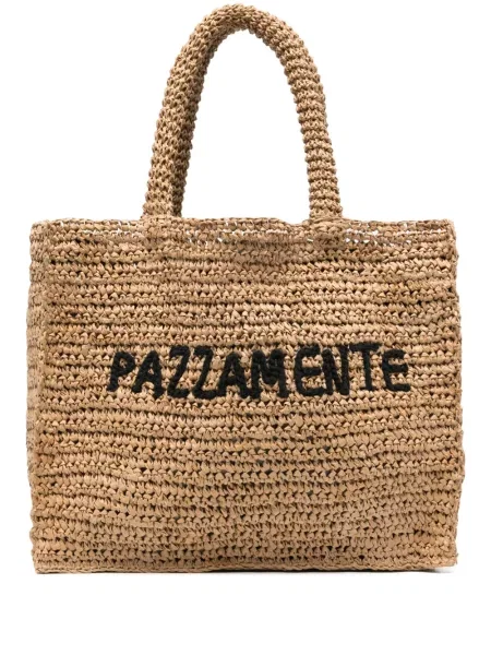 Geantă de plajă Aspesi de paie