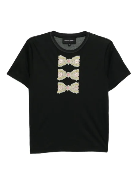 Tricou Cynthia Rowley cu imagine negru