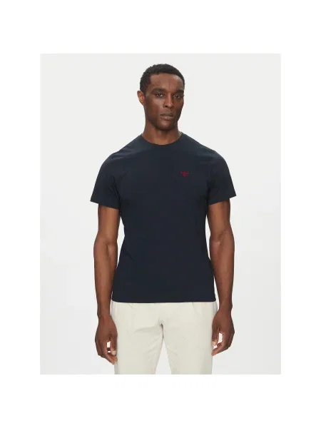 Barbour Póló Essential Sports Tailored Fit sötétkék