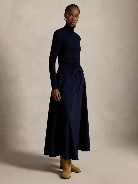 Polo Ralph Lauren Sukňa námornícka modrá