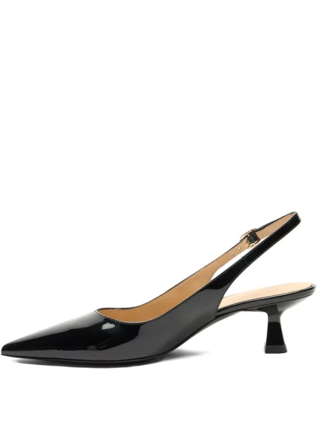 Pantofi cu toc Stuart Weitzman din piele slingback negru