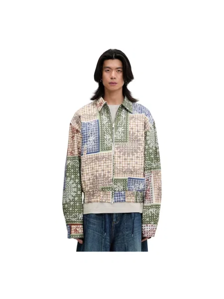 RHUDE kurtka Bandana przejściowa zielony