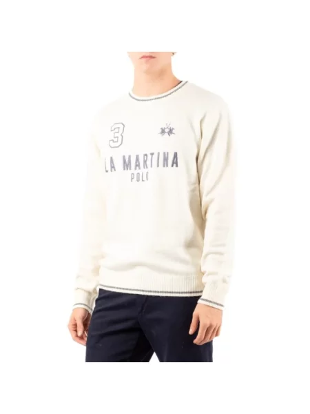Sweter La Martina biały
